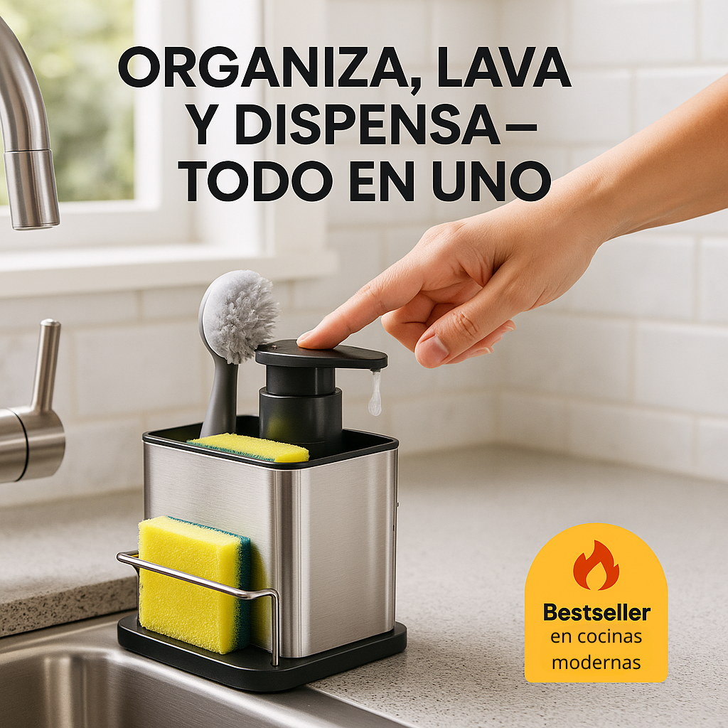 Dispensador 3 en 1 – Organización y Comodidad en tu Cocina