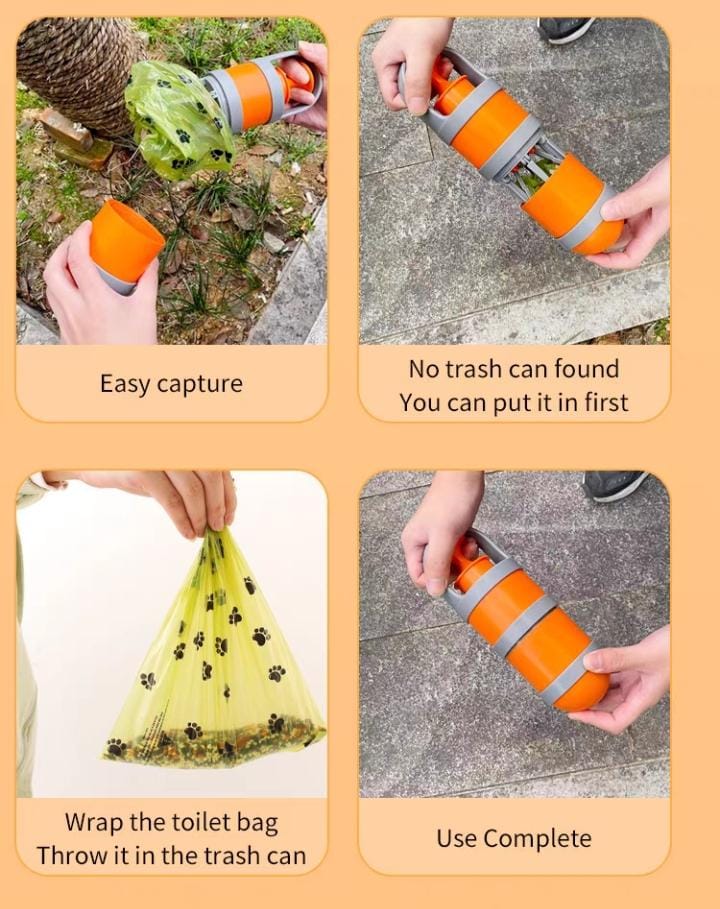 CleanPaw – Recogedor Higiénico de Residuos para Mascotas