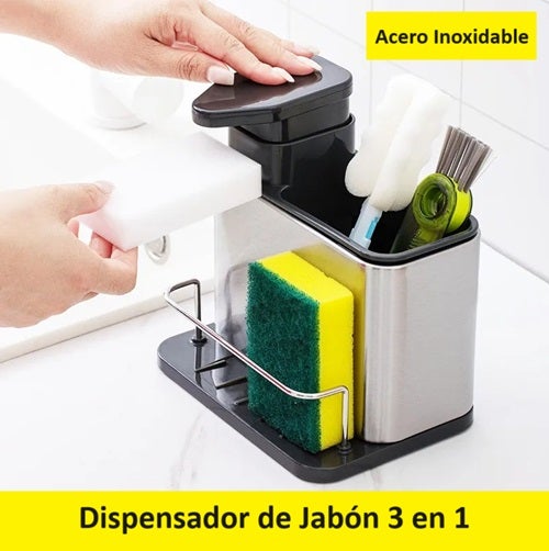 Dispensador 3 en 1 – Organización y Comodidad en tu Cocina