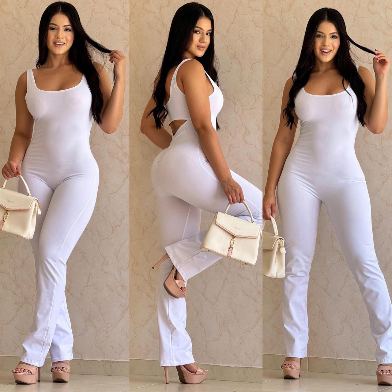 ModaOn Nuevo Enterizo Bota Recta Acampanado para Mujer 🎀 - [PROMOCIÓN DISPONIBLE SOLO HOY]