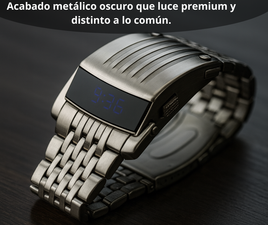 Reloj Lumenx - Diseño futurista y exclusivo Tecnología + Estilo