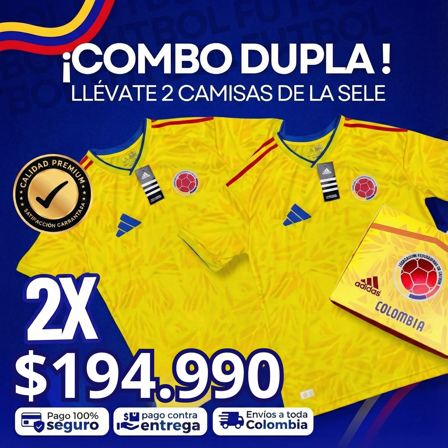 ⚽️ CAMISETA MUNDIAL COLOMBIA 2026 🇨🇴