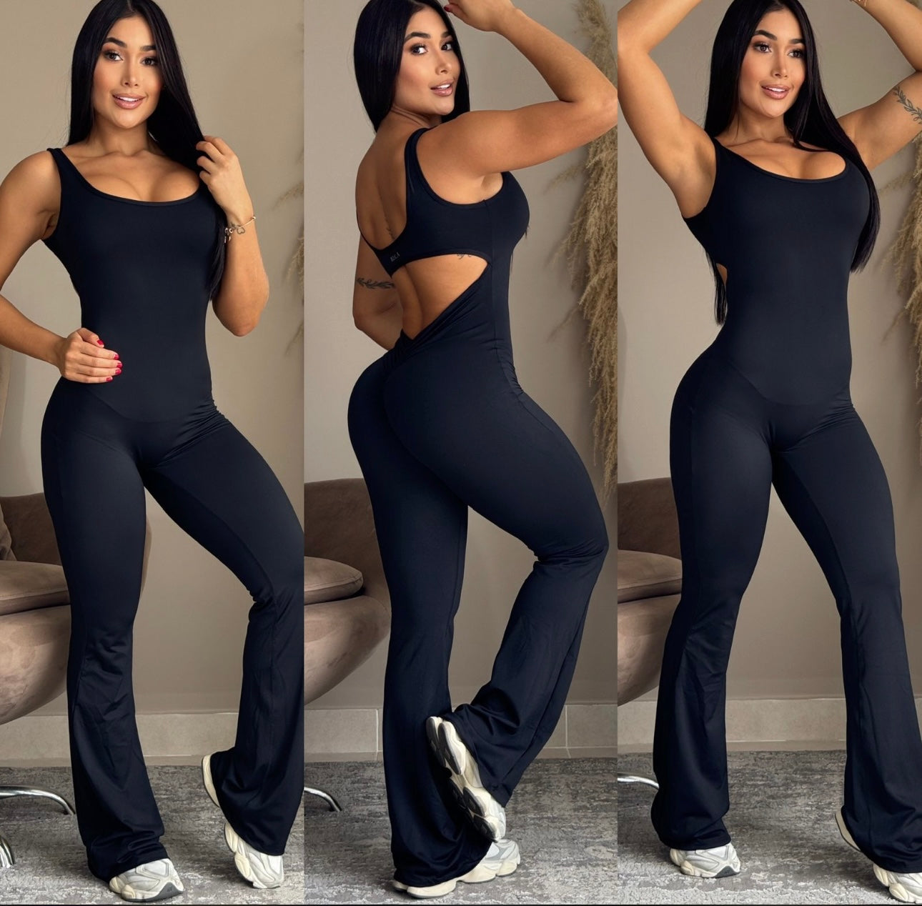 ModaOn Nuevo Enterizo Bota Recta Acampanado para Mujer 🎀 - [PROMOCIÓN DISPONIBLE SOLO HOY]