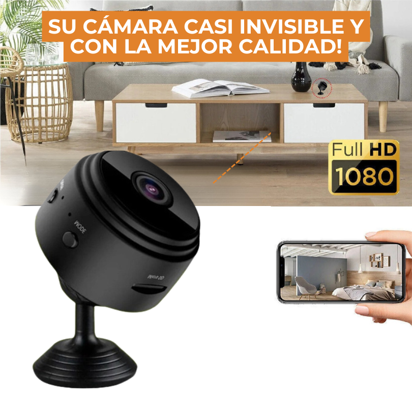 (COMPRA 1 LLEVA 2) Mini Cámara de Seguridad PREMIUM - InvisiCam [ULTRA HD]