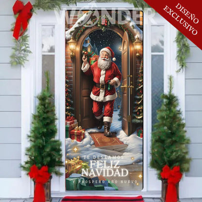 PuertaMágica FUNDA NAVIDEÑA PREMIUM PARA PUERTA - [PROMOCIÓN DISPONIBLE SOLO HOY]