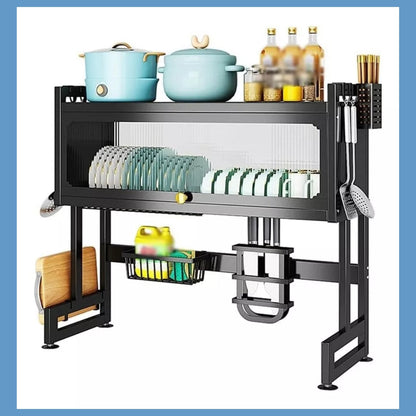 EscuOn Escurridor De Platos Con Almacenamiento - [PROMOCIÓN DISPONIBLE SOLO HOY]