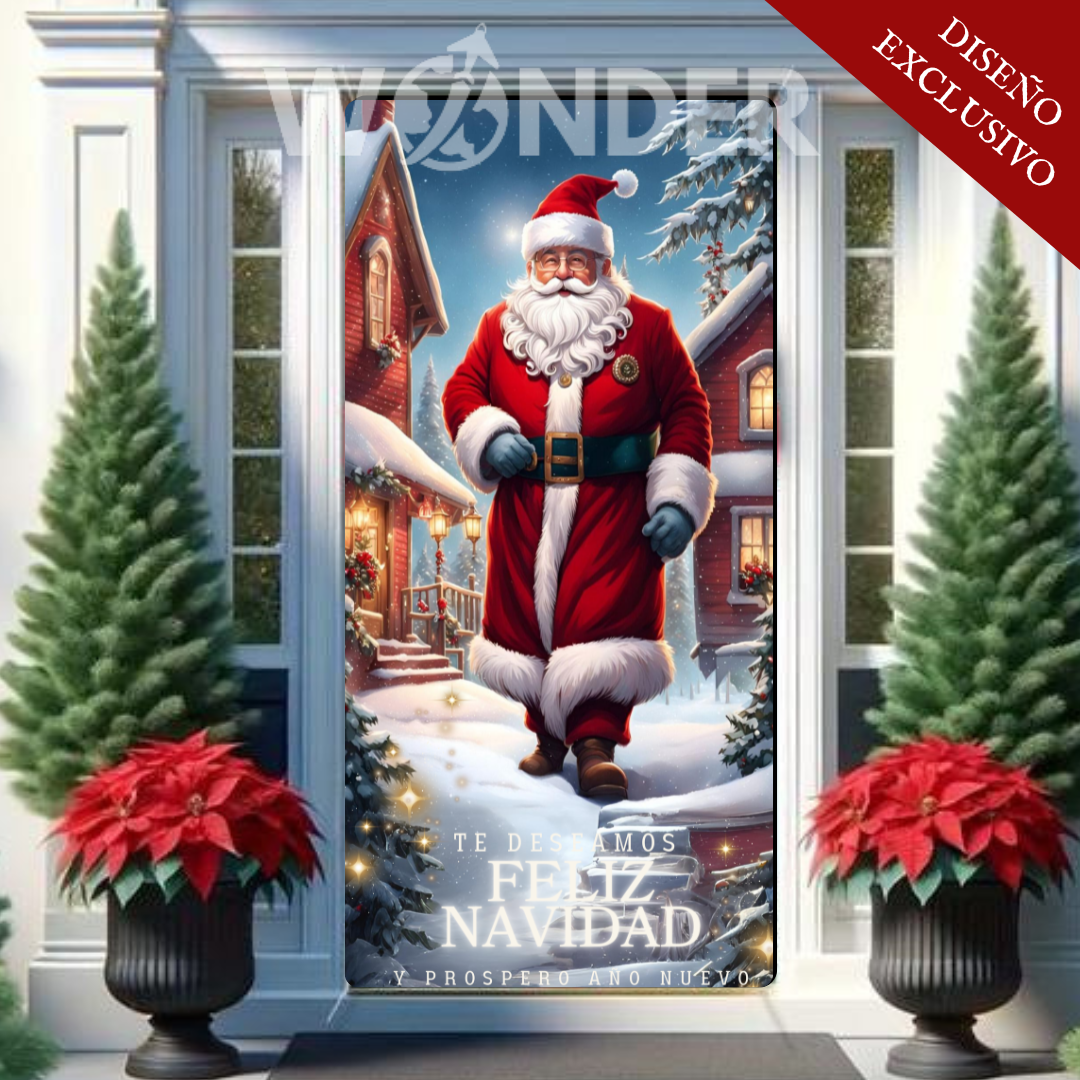 PuertaMágica FUNDA NAVIDEÑA PREMIUM PARA PUERTA - [PROMOCIÓN DISPONIBLE SOLO HOY]