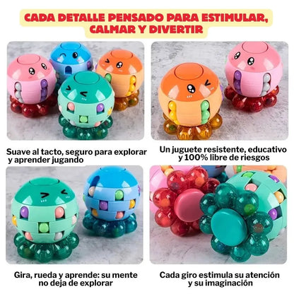 PulpoZen - Calma, enfoque y diversión en un solo juguete.