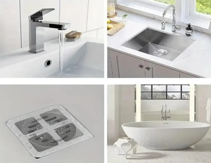 AntiTapón – La malla que bloquea pelos y residuos (X10 unidades)