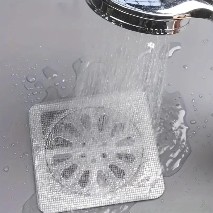 AntiTapón – La malla que bloquea pelos y residuos (X10 unidades)