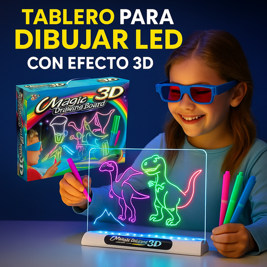Tablero Mágico LED - Diversión y aprendizaje sin pantallas