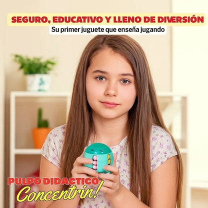 PulpoZen - Calma, enfoque y diversión en un solo juguete.