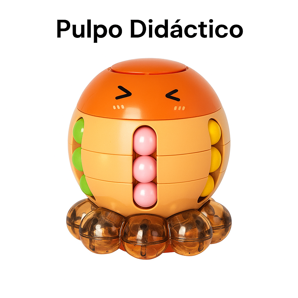 PulpoZen - Calma, enfoque y diversión en un solo juguete.