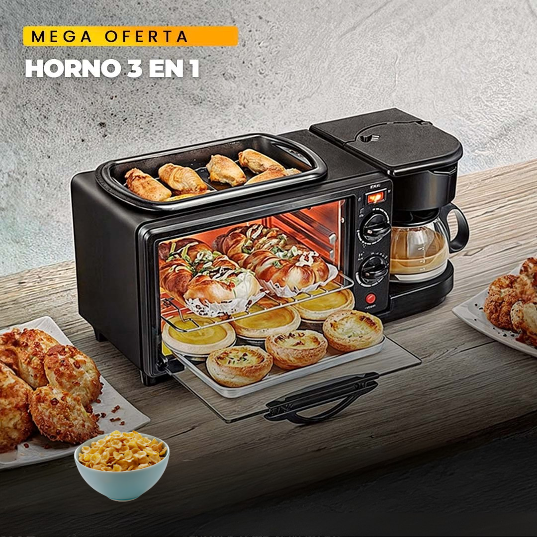 Desayuno Master 3-en-1 - Gana 15 minutos extra cada mañana