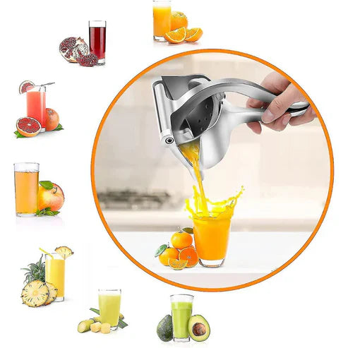 JuicePress – Exprimidor Metálico para Jugo Natural y Saludable