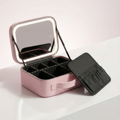 GlowMirror – Estuche de Maquillaje con Luz LED