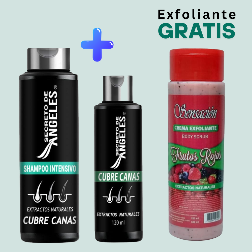 Shampoo Cubrecanas Secreto de Angeles