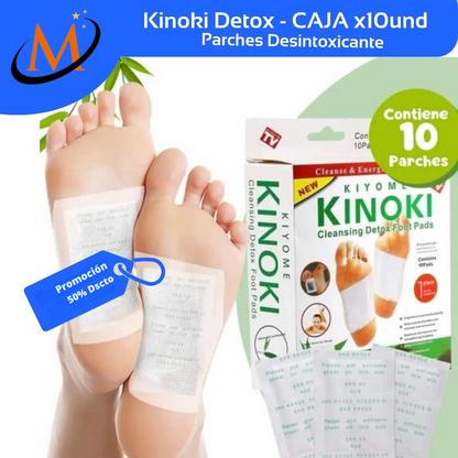 DePax Parches Desintoxicantes  KINOKI - Caja X10 PARCHES