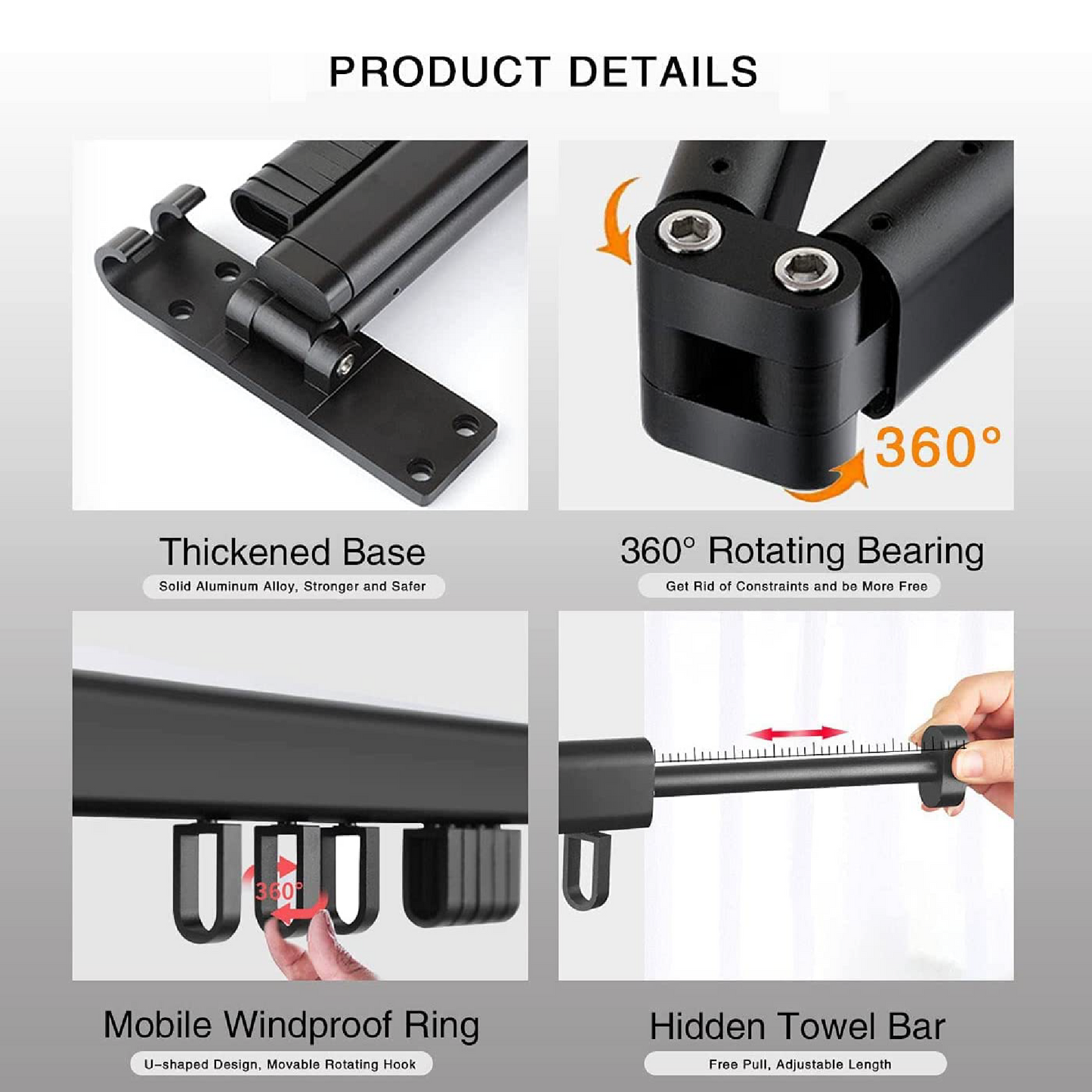 TendeOn Tendedero de Ropa Plegable 360° - [PROMOCIÓN DISPONIBLE SOLO HOY]