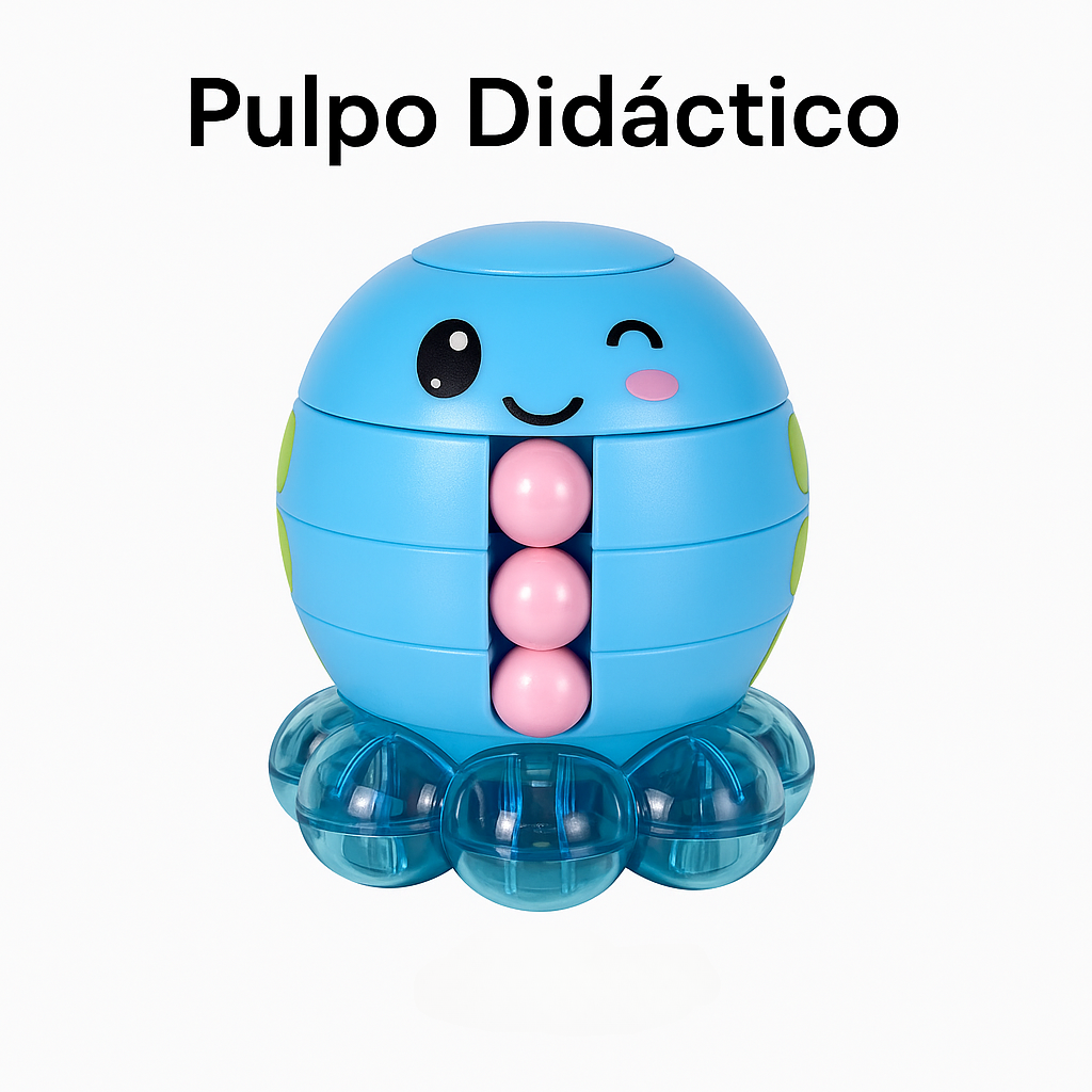PulpoZen - Calma, enfoque y diversión en un solo juguete.