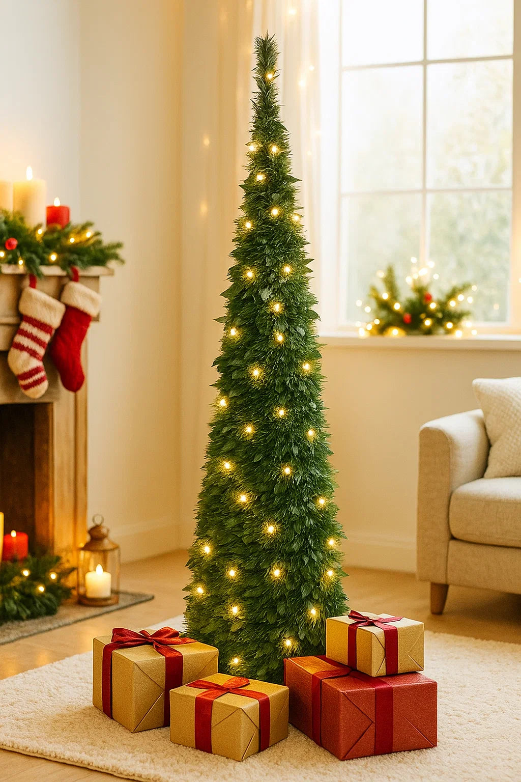 NavidEasy – Árbol de Navidad Plegable - PLEGABLE DE 150cm