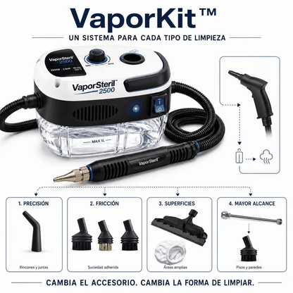 VaporSteril 2500 - Limpieza Profunda Sin Químicos - Imagen 3