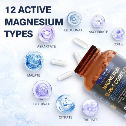 Magnesium 12-in-1 Complex - Soporte Integral para Energía y - Imagen 4