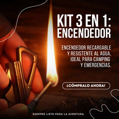 🔥Ignix – Encendedor 3 en 1  –  El encendedor que siempre te acompaña 🔥