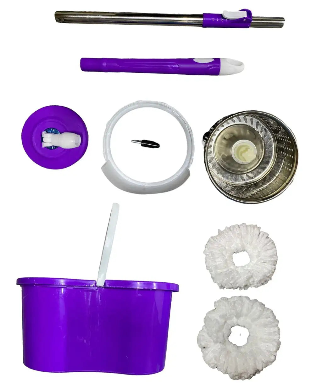 PowerMaid - Trapero Giratorio Magico Con Balde 360° -  [PROMOCIÓN DISPONIBLE SOLO HOY]