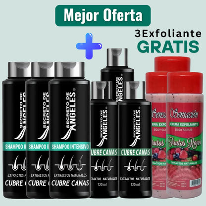 Shampoo Cubrecanas Secreto de Angeles