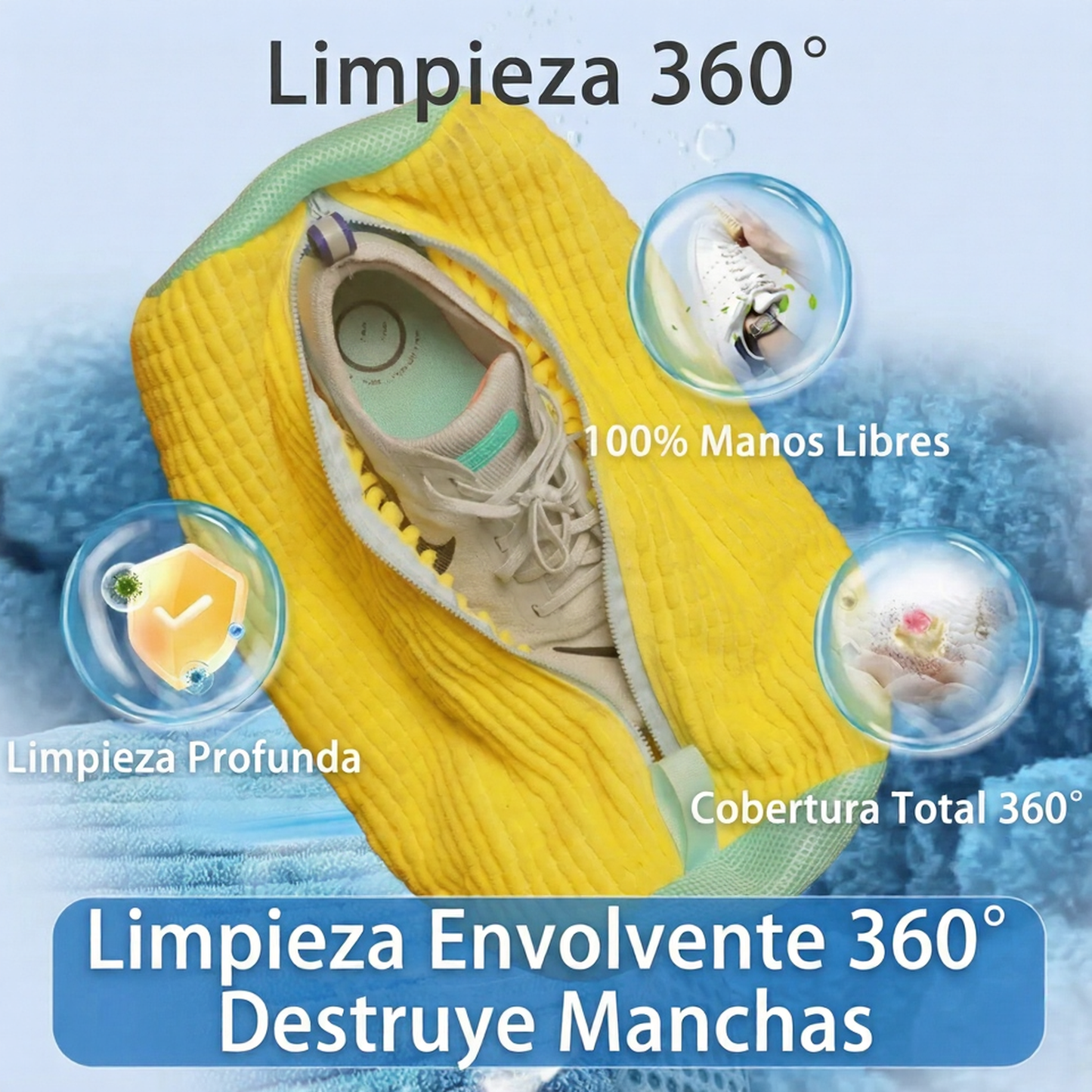 TenisClean – Funda Protectora Para Lavar Tus Tenis Sin Daños